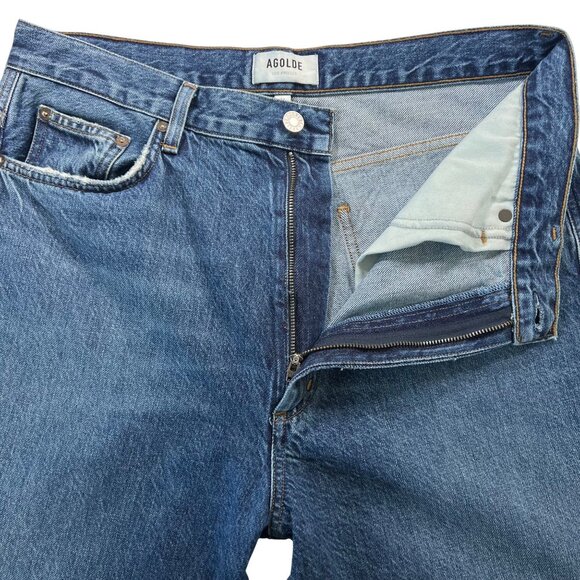 AGOLDE Pinch Waist High Rise Kick Jeans in Symbol Size 31 - Picture 5 of 13